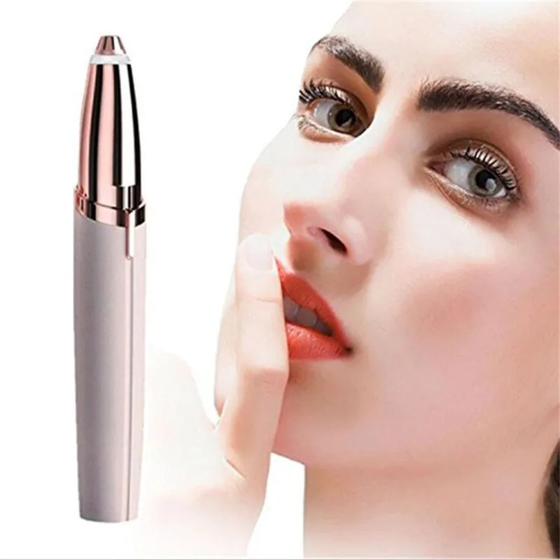 

ABAY 6 Colors Electric Eyebrow Trimmer Makeup Mini Eye Brow Shaver Razor Portable Epilator Facial Hair Remover for Women