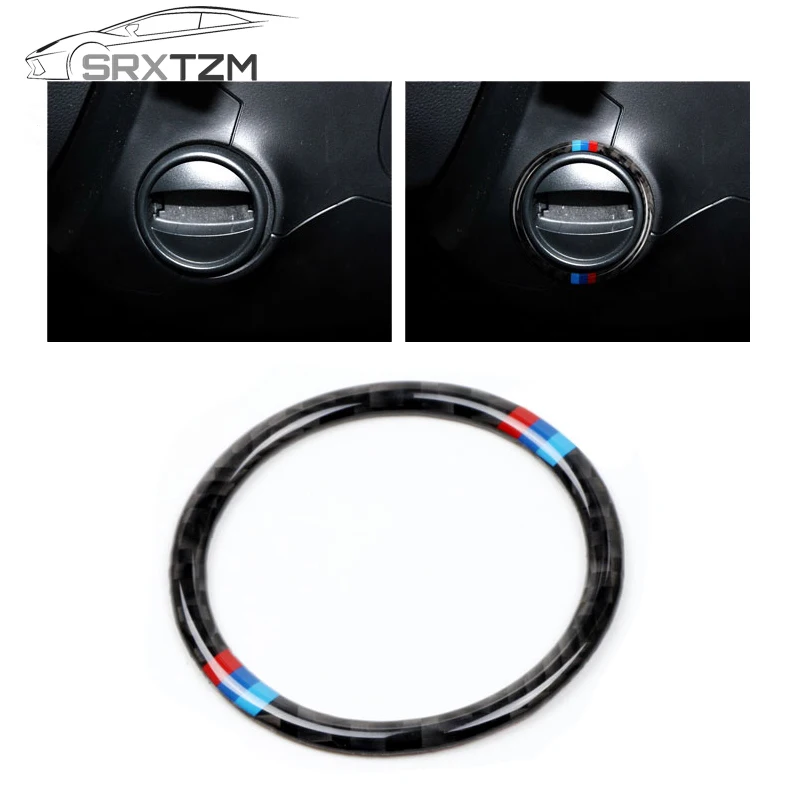 SRXZTM для BMW E60 5 серии 2008-2010 из углеродного волокна интерьер автомобиля кольцо