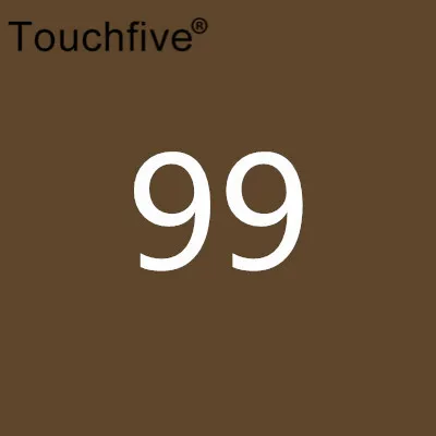 TOUCHFIVE дополнительные цвета соответствующие художественные маркеры кисти ручки для эскиза на спиртовой основе маркеры двойная голова манга Рисование ручки художественные принадлежности - Цвет: 99