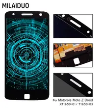 AMOLED For Motorola Moto Z Droid XT1650-01 XT1650-03 LCD Display OLED Touch Screen Digitizer Black No Frame Assembly Replacement AMOLED For Motorola Moto Z Droid XT1650-01 XT1650-03 LCD Display OLED Touch Screen Digitizer Black No Frame Assembly Replacement