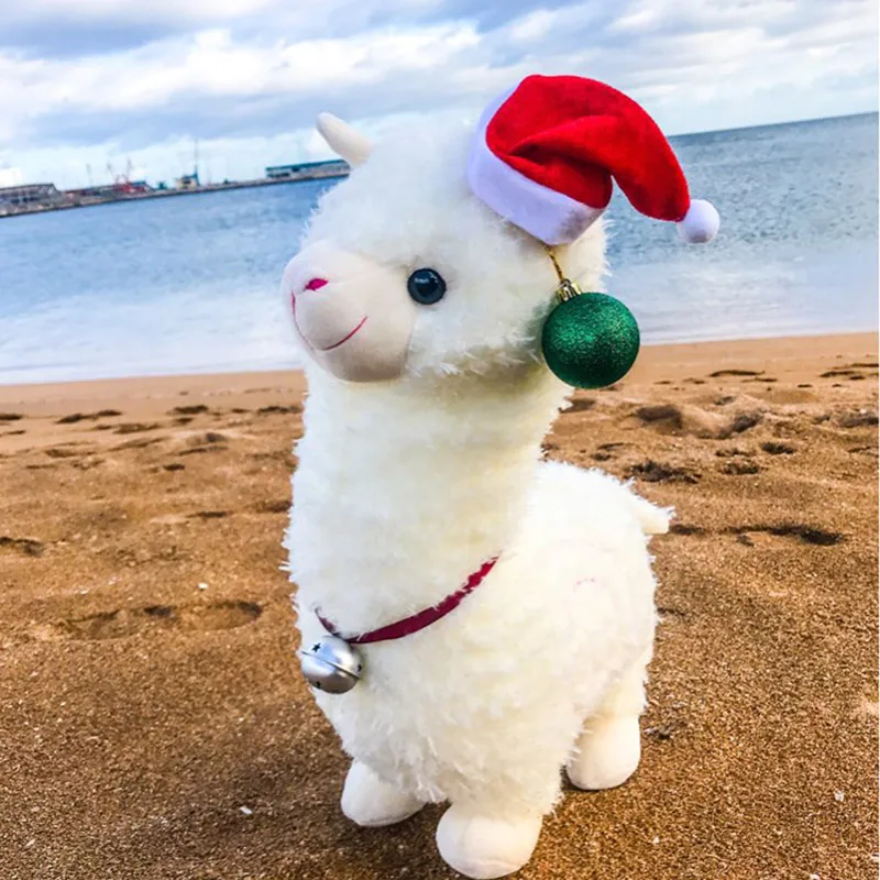 

25cm Cartoon Lovely Alpaca Sheep Plush Toy Kawaii Soft Stuffed Animals Doll Room Decoration Kids Toy Children Birthday Gift
