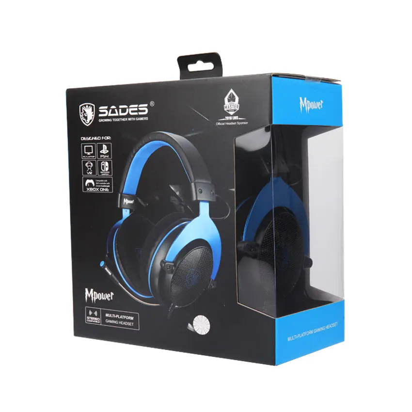 SADES Mpower Игровые наушники Heaset 3 5 мм с микрофоном для ПК/ноутбука/PS4/Xbox One)/Mobile/VR/nintendo