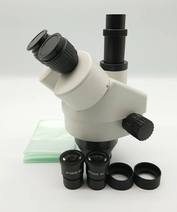 Scientific SZM745 7x 45X Trinocular Zoom Stereo Microscope Head , Microscope accessories in