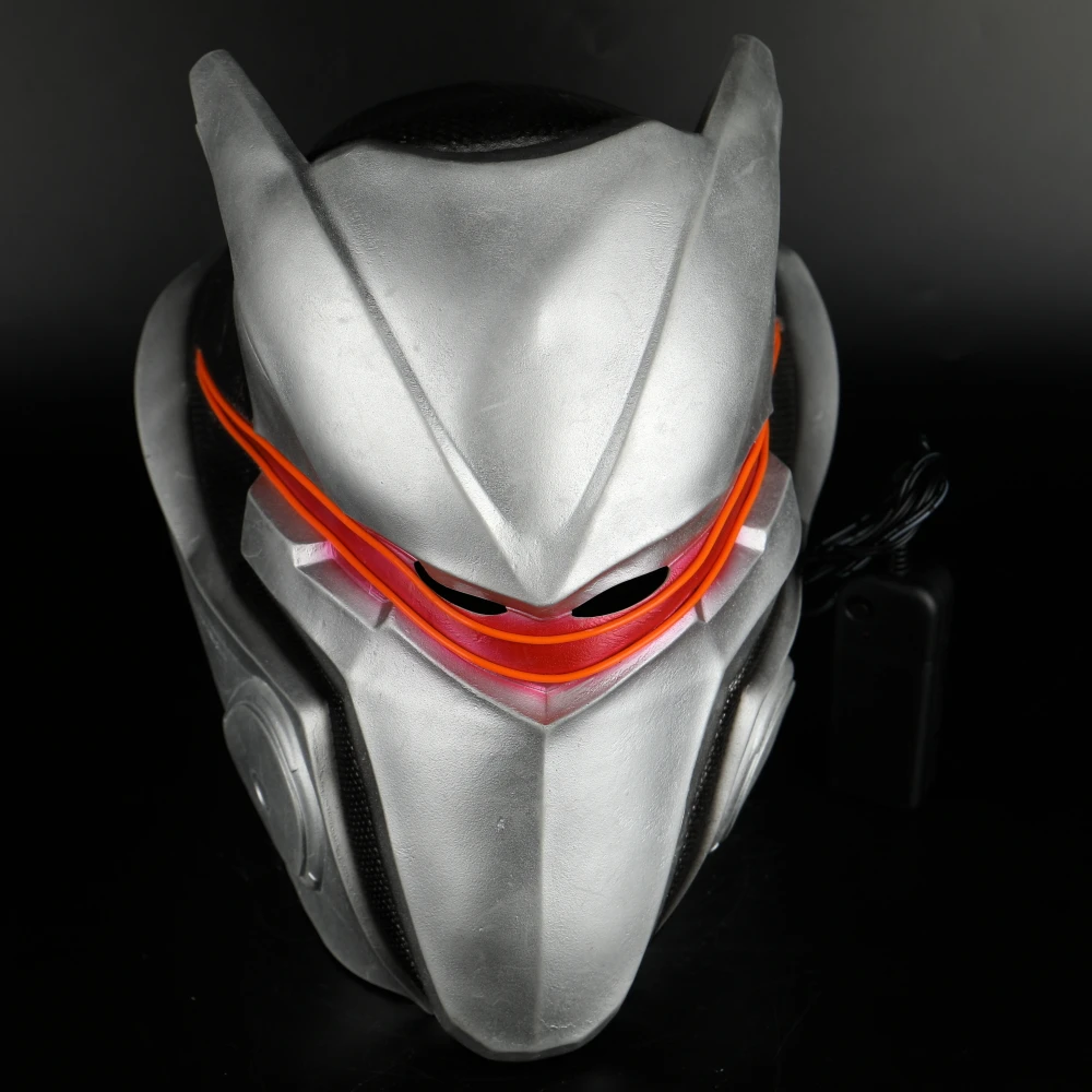 Game Fortniter Omega Mask With LED Light Drift Cosplay Latex Helmet Omega Halloween Party Dropshipping (31)