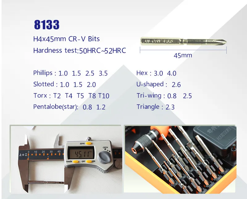 23 in 1 Professional Screwdriver Set Multi-tool Kit for Repair Watch Phones iPad PC Electronic Maintenance Hand Tools