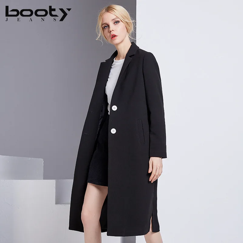 Bas Haut Gamme Tournent Trench Nouveau Européenne coats Femmes Dames long Bootyjeans Unique Poitrine Automne Le Hiver 2017 X Vers De Pour K1lu3FJcT5