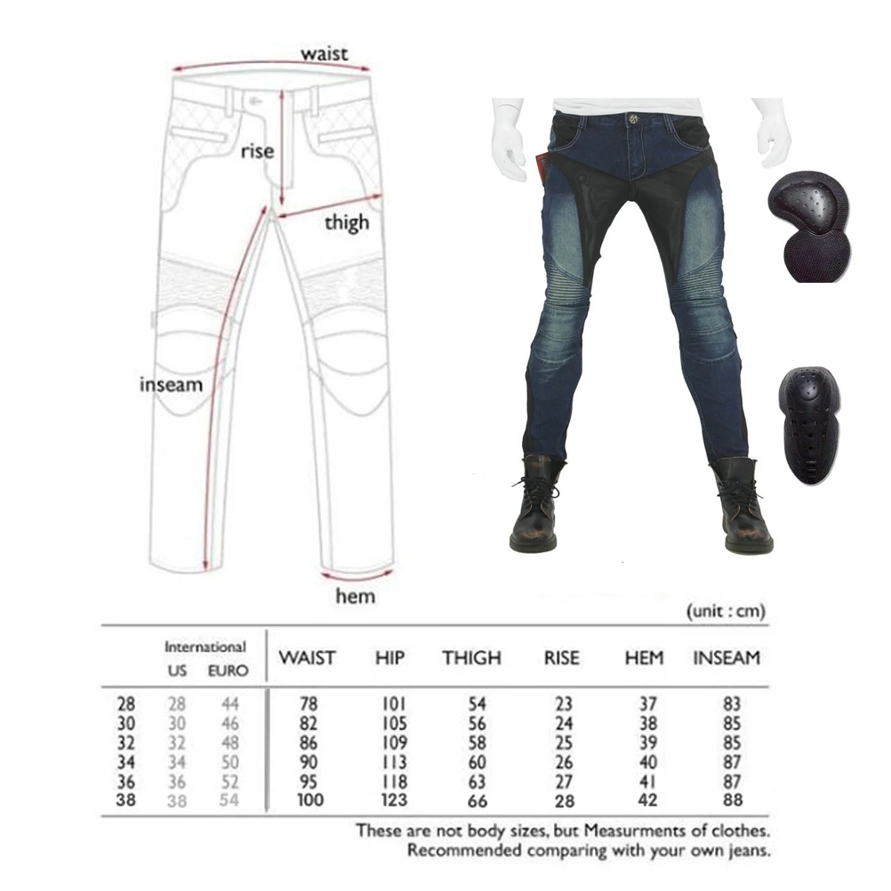 Summer Motorcycle Riding Pants Men Moto 