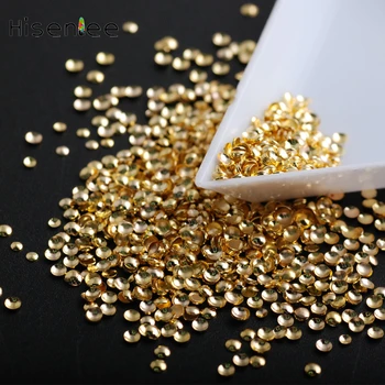 

500PCS Fashion Metal Matte Luxury Gold Color Nail Accessories Feather Geometric Japanese Nail Art Studs Gold 3D Nail Art Rivet