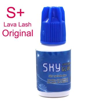 

Free Shipping Sky Glue Blue Cap for eyelash extensions 10 bottles/lot 1-2 seconds drying Sky+ Glue Splus type,5ml/bottle