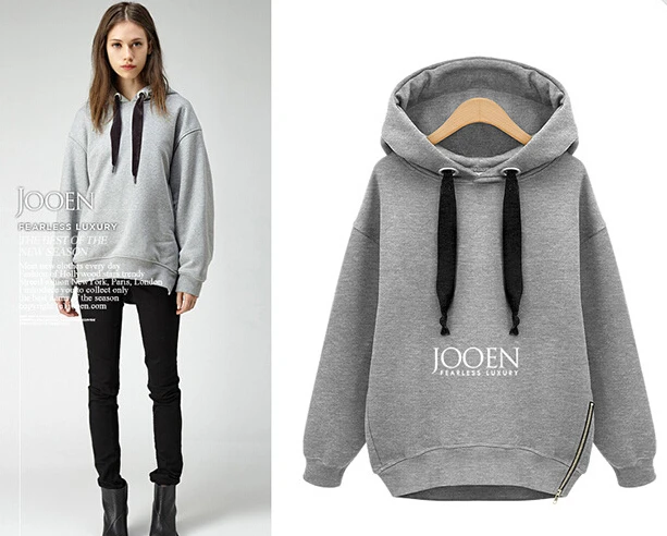 hoodie with big strings