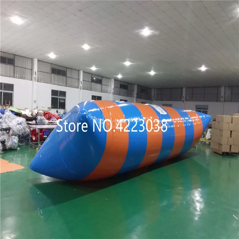 

Free Shipping 8x3mInflatable Water Catapult Packs Bouncing Pillow Inflatable Water Blob Jumping Bag Floating Beds free a Pump