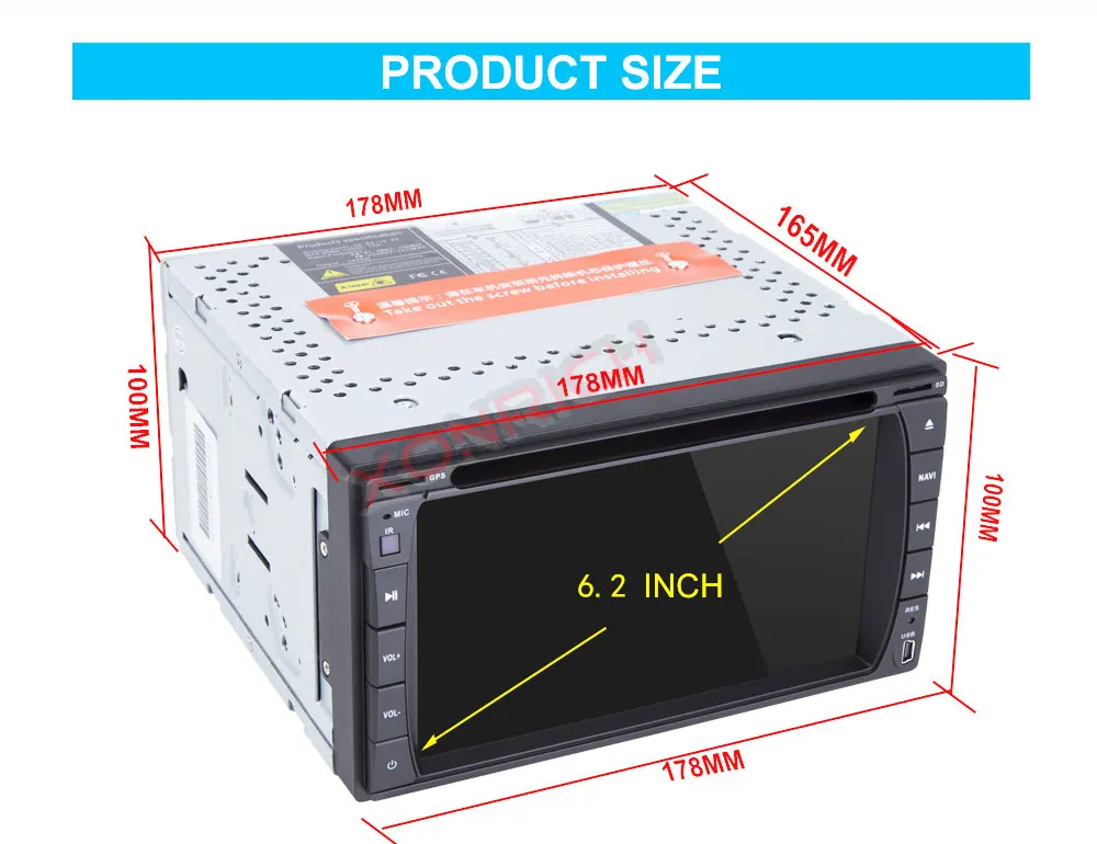 Best Autoradio 2 Din Android 9.0 Car Radio Stereo Car DVD Player For Nissan GPS Navi Wifi Bluetooth Audio Head unit 173mm * 98mm 21