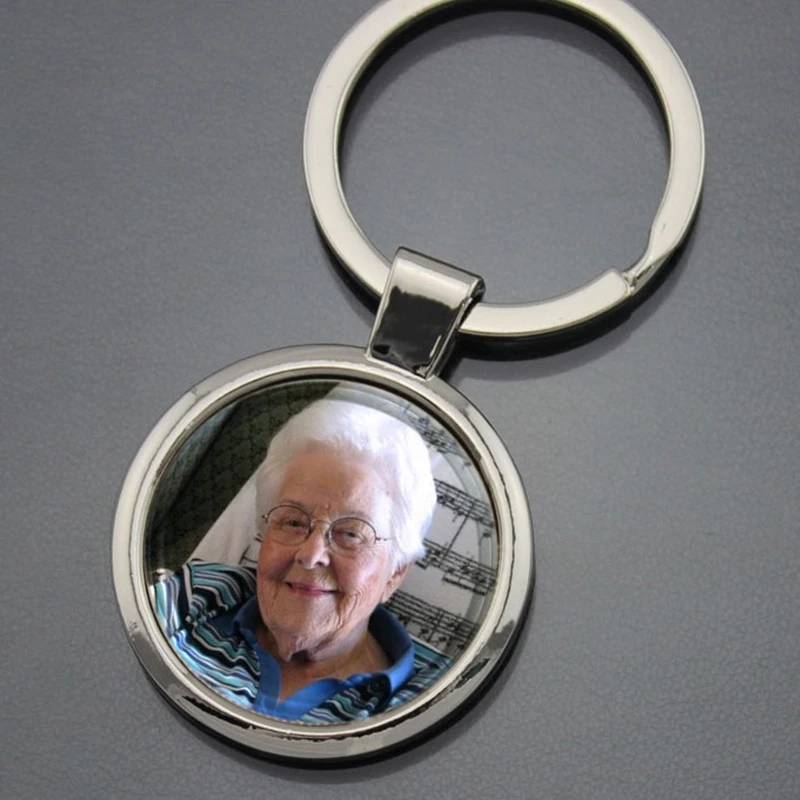 Custom Photo Keychain In Loving Memory Memorial Key Ring ...