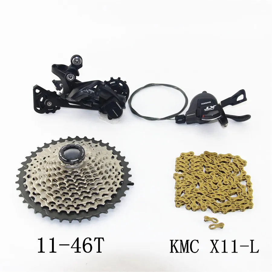 SHIMANO DEORE XT M8000 Группа Комплект горного велосипеда MTB 1x11-Speed 40T 42T 46T SL+ RD+ CS+ CN M8000 рычаг переключения передач задний переключатель