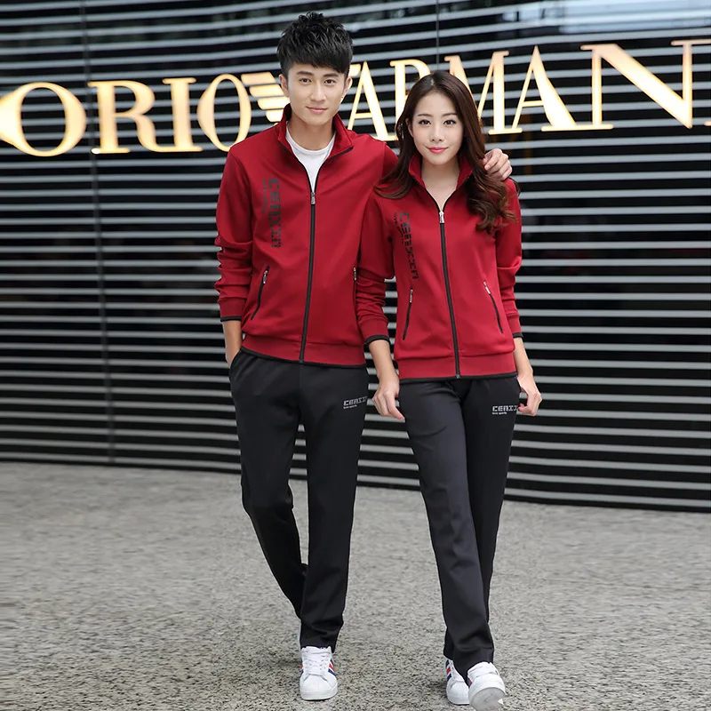 

Autumn new Korean men's chemical fiber blended casual suit Youth slim fashion sports long sleeve sportswear