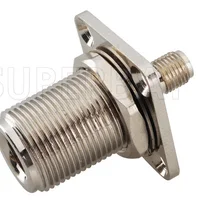 Superbat 5 шт. SMA-N адаптер Sma Джек N Джек Панели Крепление переборки прямой РФ Адаптер