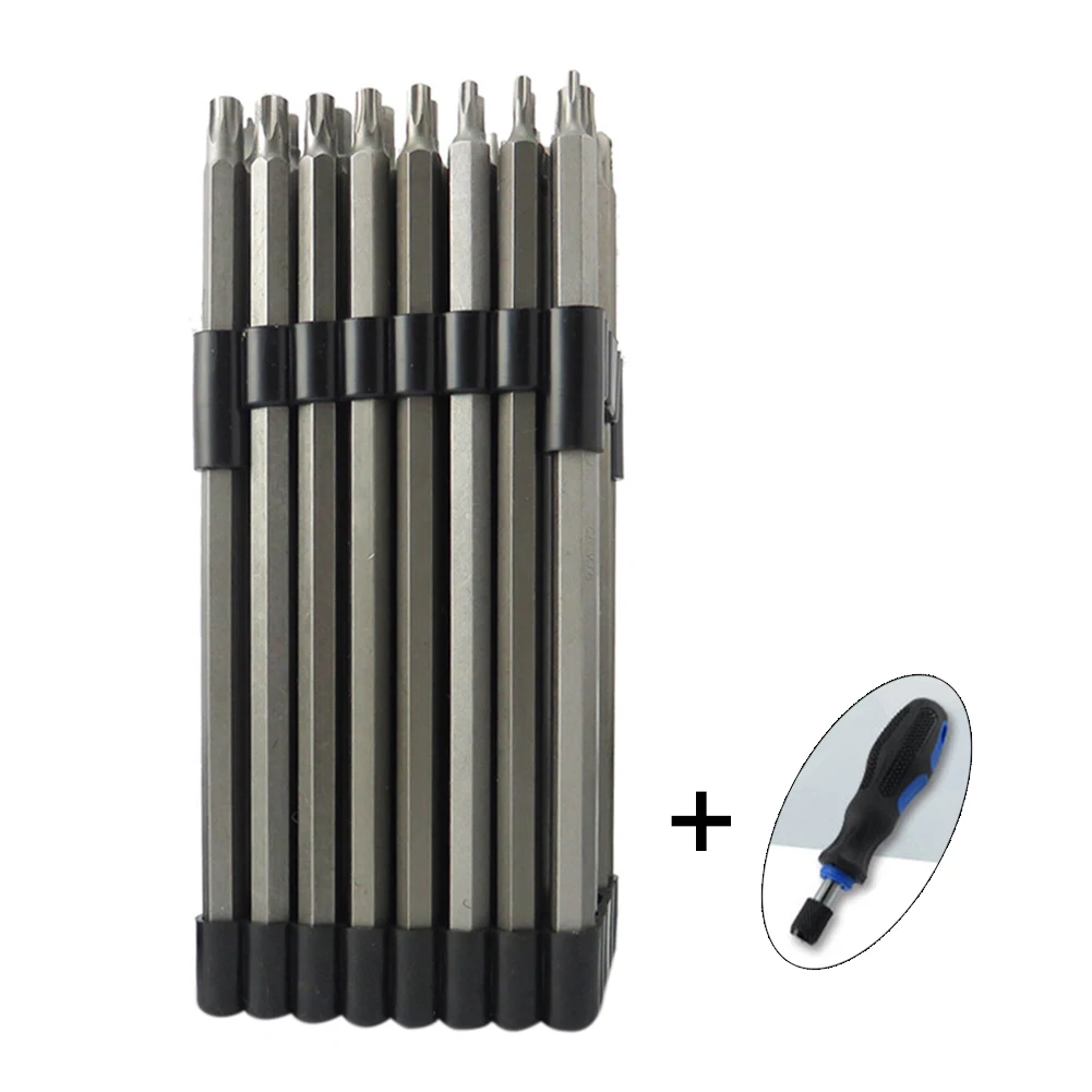 

32pcs Multifunctional Power Bit Security Hex Shank Screwdriver 150mm Set Long Cross