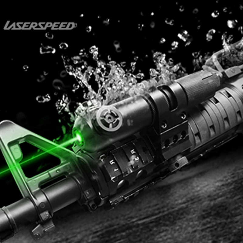 

Laserspeed Shockproof Tactical Green Dot Laser Sight Scope 5mw Laser Pointer For Rifle Gun Hunting Shooting Powerful Lazer