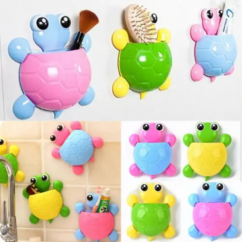 

2019 New Arrival Home Bathroom Toothbrush Wall Mount Holder Sucker Suction Cup Toothpaste Storage Toothbrush Toothpaste Holders