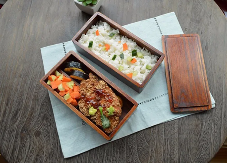 wood bento boxes