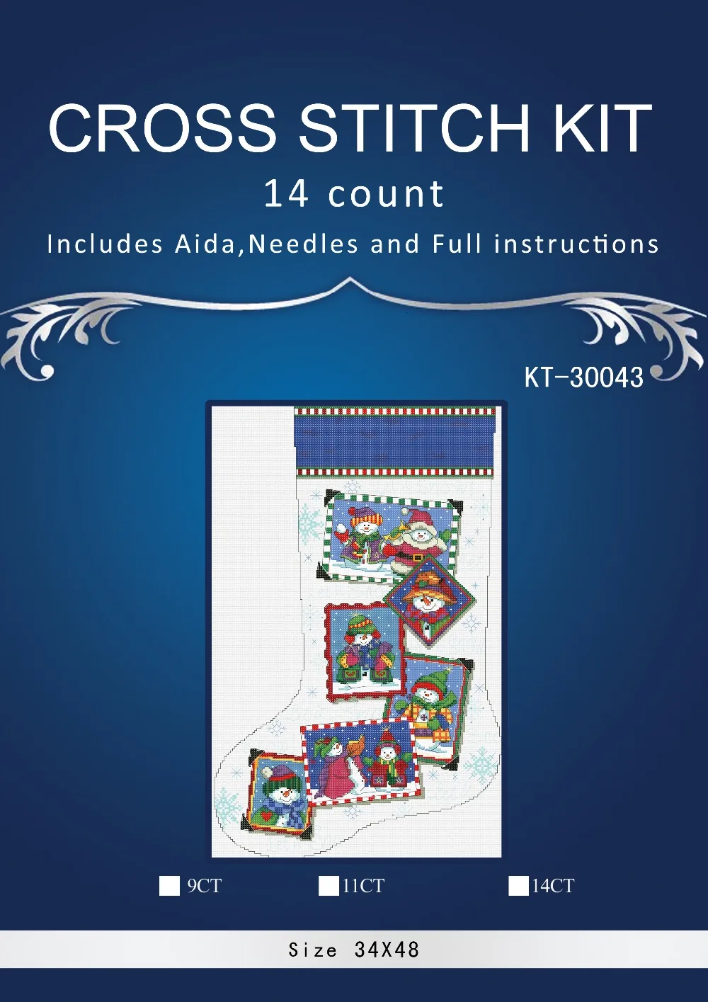 

DIM08668 SOCK Embroidery floss Counted Cross Stitch 14CT DIY Needlework Cross Stitch Kits For Embroidery a CrossCrafts