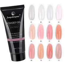 Fengshangmei 30g поли огромной палитры профессиональных гель Лаки для нарощенных ногтей poligel Нейл-арт ногтей полигель ногти Набор Акрил гель