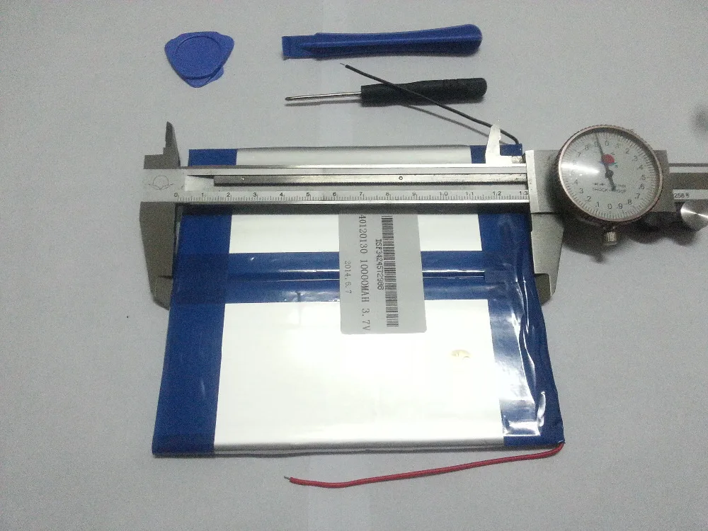 

3.7V 10000mAH (Real Capacity) 40120130 Li-ion battery Battery Cell for 9.7" 10.1" Spark,V99 Tablet PC 4.0*120*130mm