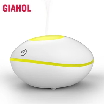 

200ml USB Ultrasonic Air Humidifier Aroma Essential Oil Diffuser Fragrant with Wood Grain 7 Color Lights for for Office Home
