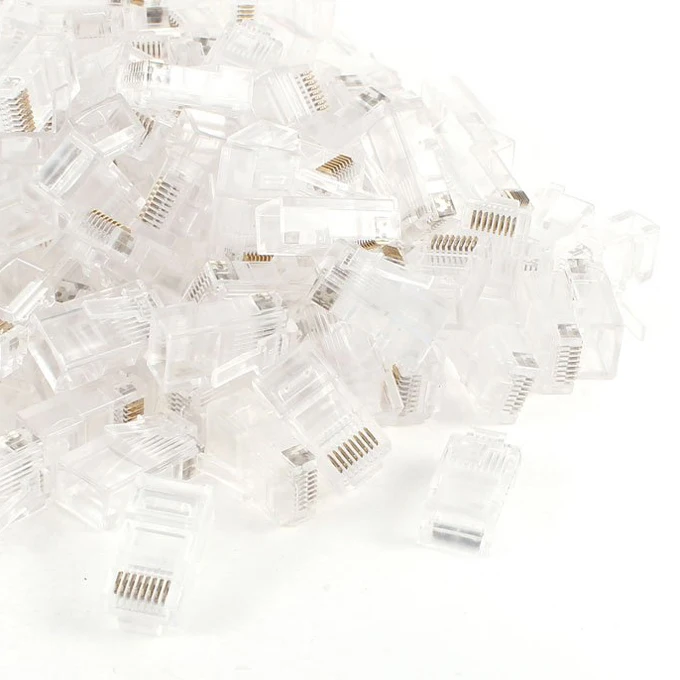

Promotion! 150 Pcs RJ45 8P8C Network Cable CAT5E Cat6 Connector Crimp Plug