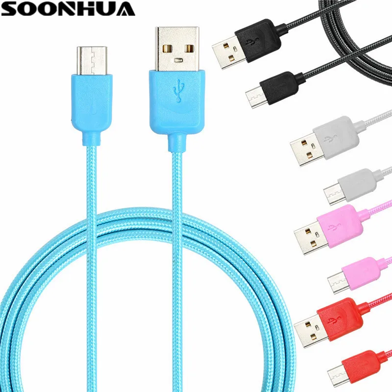 SOONHUA 1M USB to Type C Charger Cable Data Cord for Samsung Galaxy S8 S8 Edge
