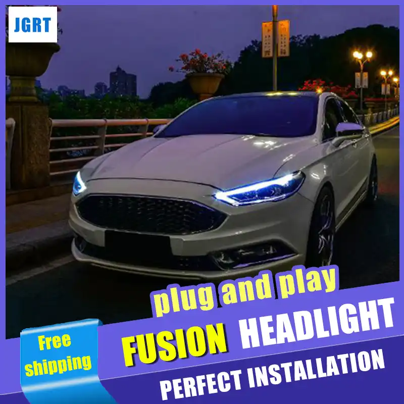 Detail Feedback Questions About Head Lamps Car Styling For Ford Head Lamps Car Styling For Ford Fusion Headlights 2017 2018 Mondeo H7 Bi