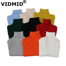 Vidmid Детские Свитер для девочек и мальчиков Детские зимние штаны, теплые вязаные свитера Свитеры с высоким воротом для детей(мальчиков и девочек), Костюмы 7050 05