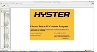 

for Yale Electric Truck AC Controls Program ETACC v2.4K+Hyster Electric Truck AC Controls Program ETACC v2.4K