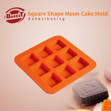 BAKEST квадратной формы силиконовая форма для выпечки Луна горячая выпечка торта DIY Инструменты