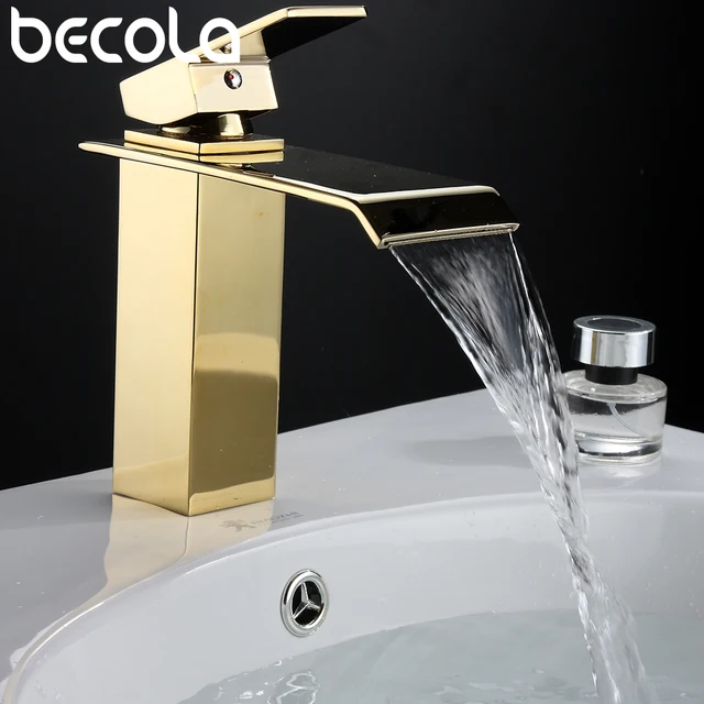 Becola Basin Faucet Water Tap Bathroom Solid Br Becola Basin Faucet Water Tap Bathroom Solid Br Chrome Gold Faucets Single Handle