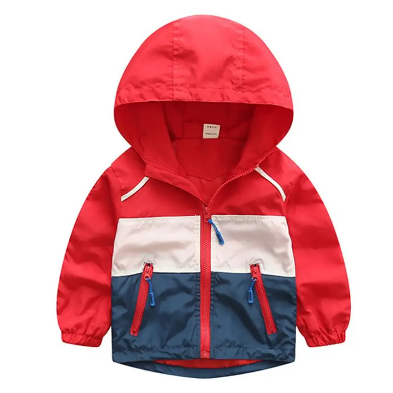 

Boy Outdoor Windbreaker Toddler Jacket 2018 New Jacket Coat Spring Children's Windbreakers Baby Coat Jacket Boys Warm Jackets