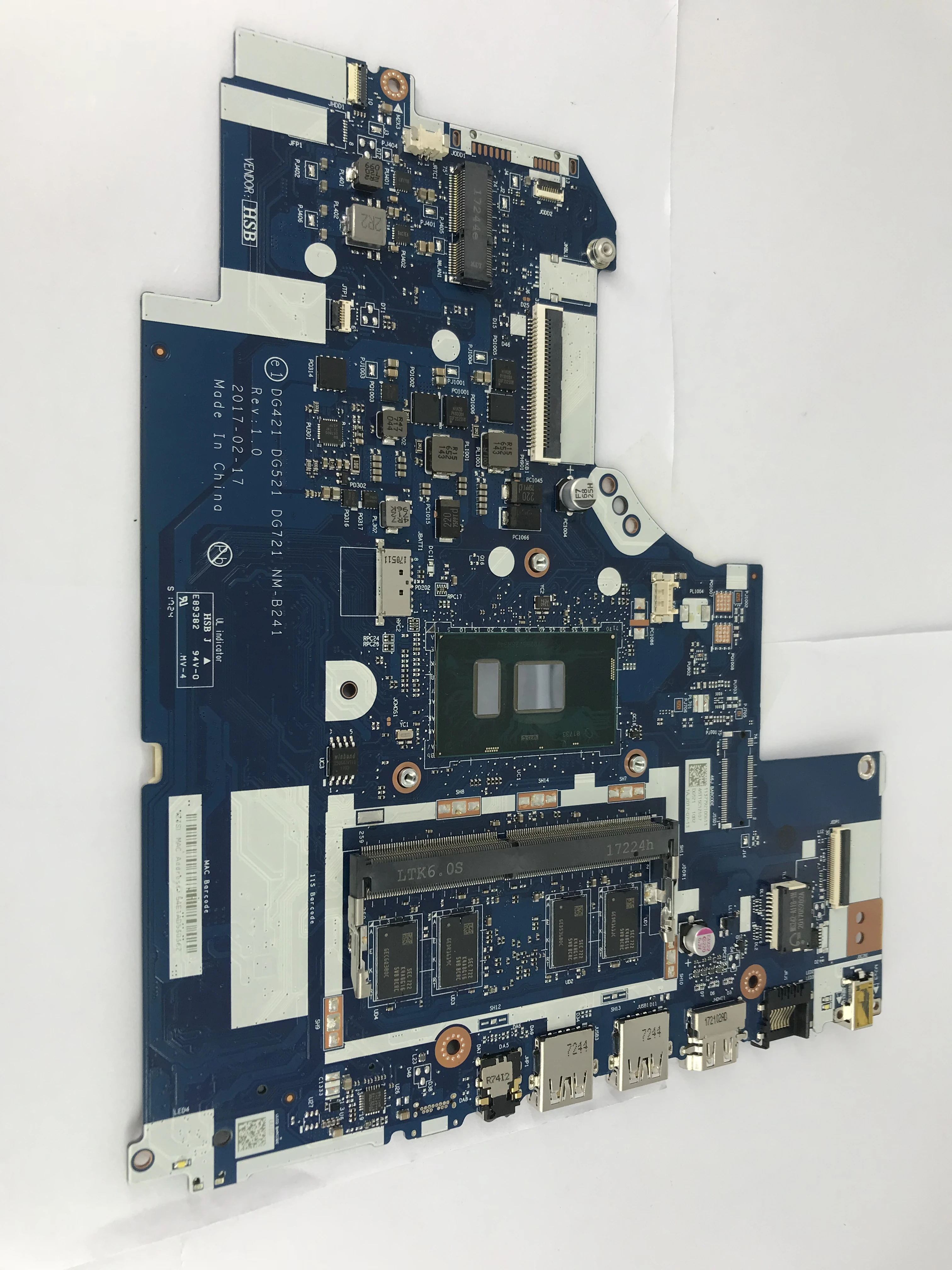 320-15isk motherboard for Lenovo 320-15ISK laptop motherboard i3-6006U RAM 4GB DG421 DG521 DG721 NM