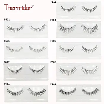 

Handmade Sharpen Eyelashes Tapered Lash New 3 Pairs Natural False Eyelash Fake Lashes High quality Reusable makeup tools