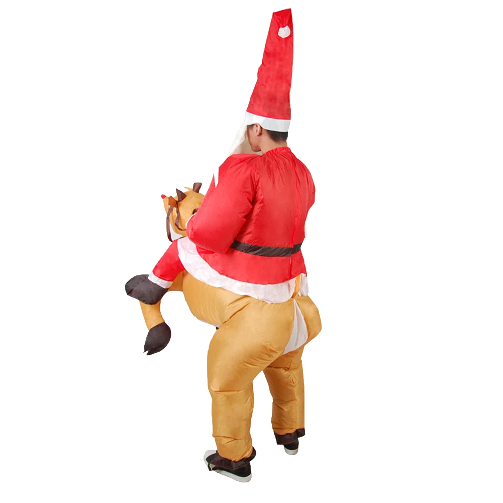 TOPATY 1 шт. Рождество надувной костюм Санта Клауса оленей крепление шляпа одежда реквизит