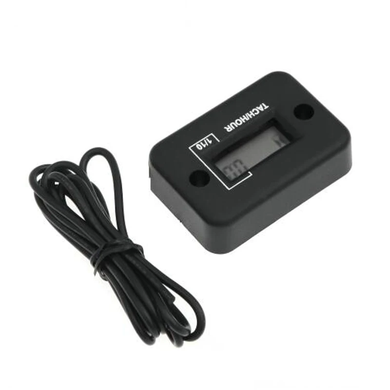 

LCD Inductive Waterproof Hour Meter Timer Engine Motocross Gas RL-HM006 for ATV snowmobile jet ski outboard lawn mower tractor