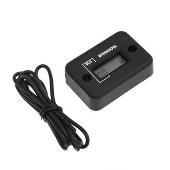 

LCD Inductive Waterproof Hour Meter Timer Engine Motocross Gas RL-HM006 for ATV snowmobile jet ski outboard lawn mower tractor