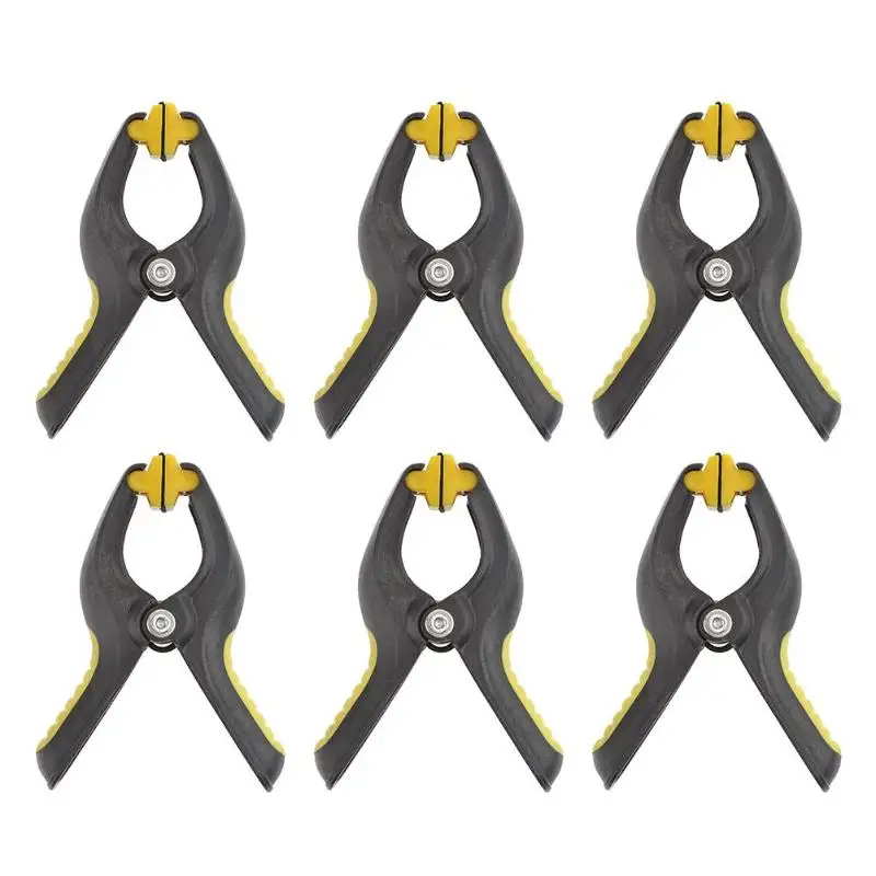 

6pcs 3inch Nylon A Type Clamps Adjustable DIY Photography Background Grip Clamp Carpentry Fixed Hand Tools for Woodworking