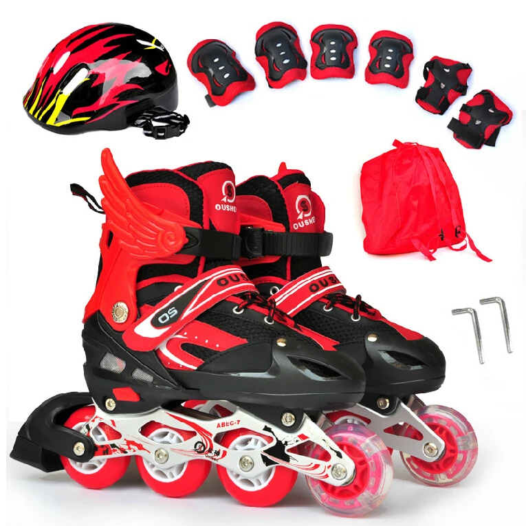 New Child Skating Shoes Set Flash Boys 