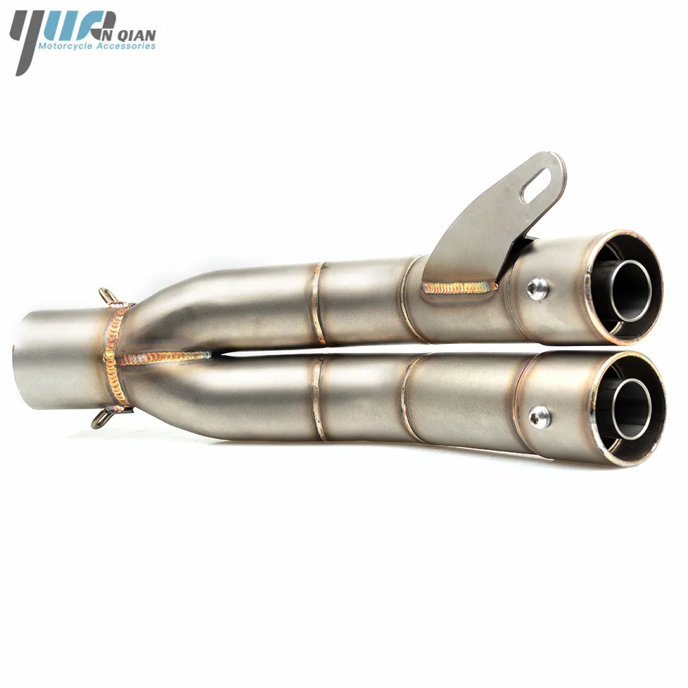 Universal Modified Motorcycle Exhaust Pipe Double Exhaust Pipe For Kawasaki Yamaha Honda Suzuki KTM Ducati Benelli BMW Harley