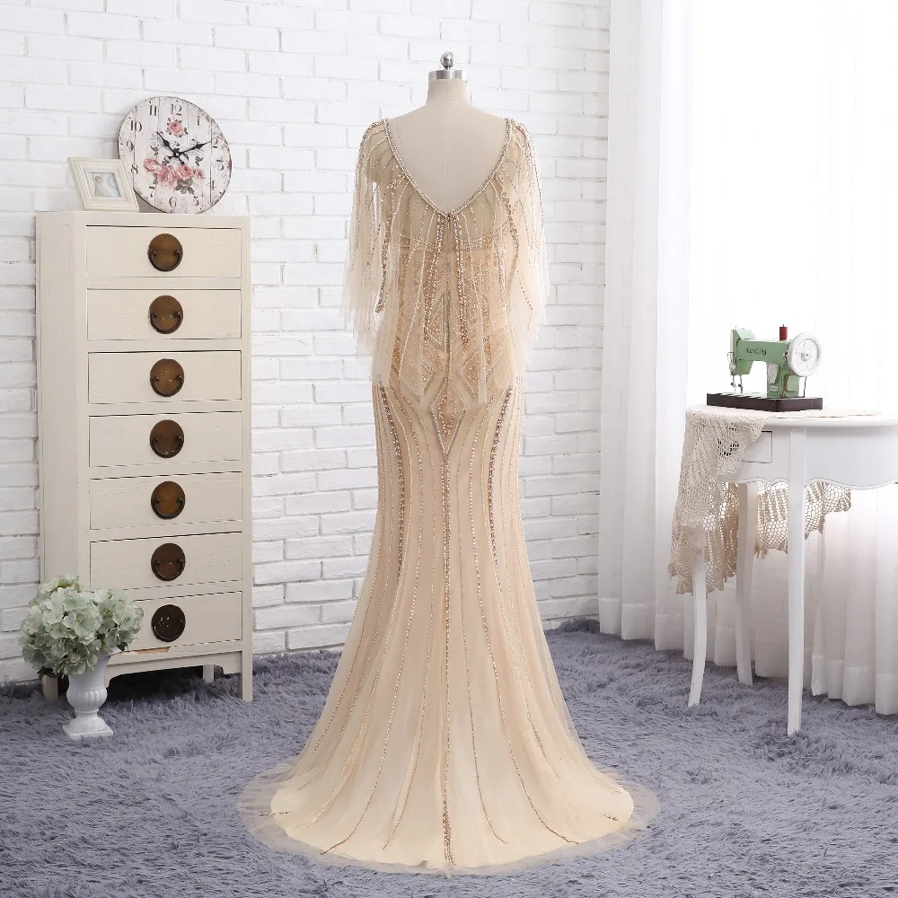 Elegant-New-Long-Evening-Dress-High-Neck-Off-the-Shoulde-Floor-Length-Ball-Gown-Lace-Formal
