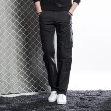 Осень г. хлопок Военная Униформа Мотобрюки хорошее качество несколькими карманами broek mannen