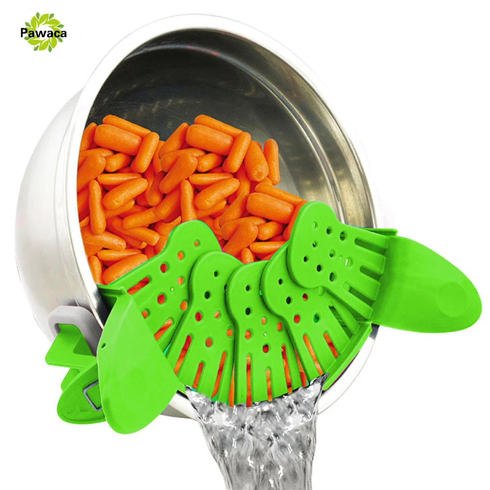 

Creative Foldable Multifunction Funnel Pan Strainer Pot Bowl Baking Wash Rice Colander Kitchen Accessories Gadgets cooking Tools