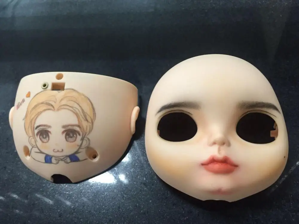 Кастомизация кукла Обнаженная blyth кукла, лицевая тарелка 2019328 - Цвет: only face plate 4