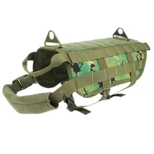 Военные, армейские, охотничьи жилет кинологический Молл жилет одежда для собак, "Медвежья" упряжь SWAT Собака Куртка для домашних животных Шестерни