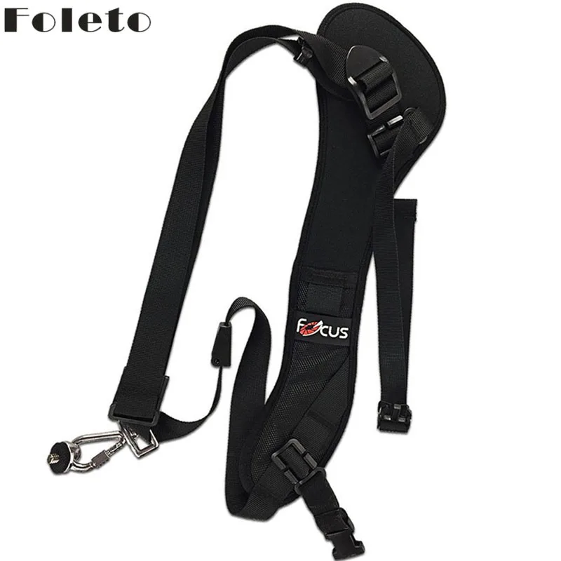 Foleto Focus F1 Quick Rapid Camera Single Shoulder Sling Black Belt Strap For canon nikon DSLR